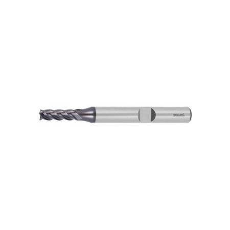Holex HSS-Co8 Square End Mill, 4 mm Dia, TiAlN Coated 191590 4